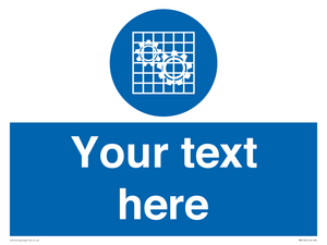 Custom Machine Guards Required Sign